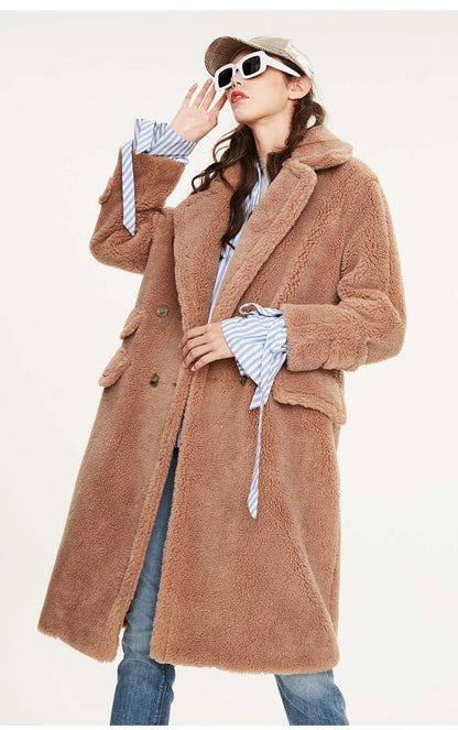 Teddy Bear Long Warm Coat