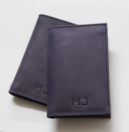 Mystérieuse - Women's Mauve Leather Wallet