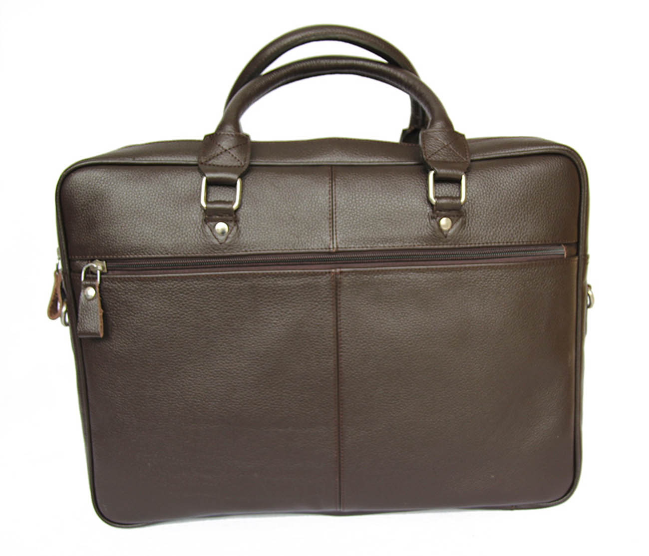 BOSS -Leather Brown  Briefcase MJ -Bag -Satchel -Moroccan Handmad