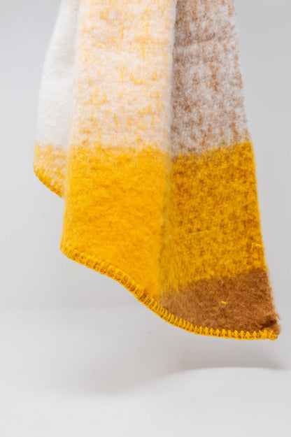 Scarf in Beige and Yellow