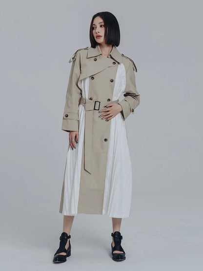 Inspectah Pleated Trench Coat