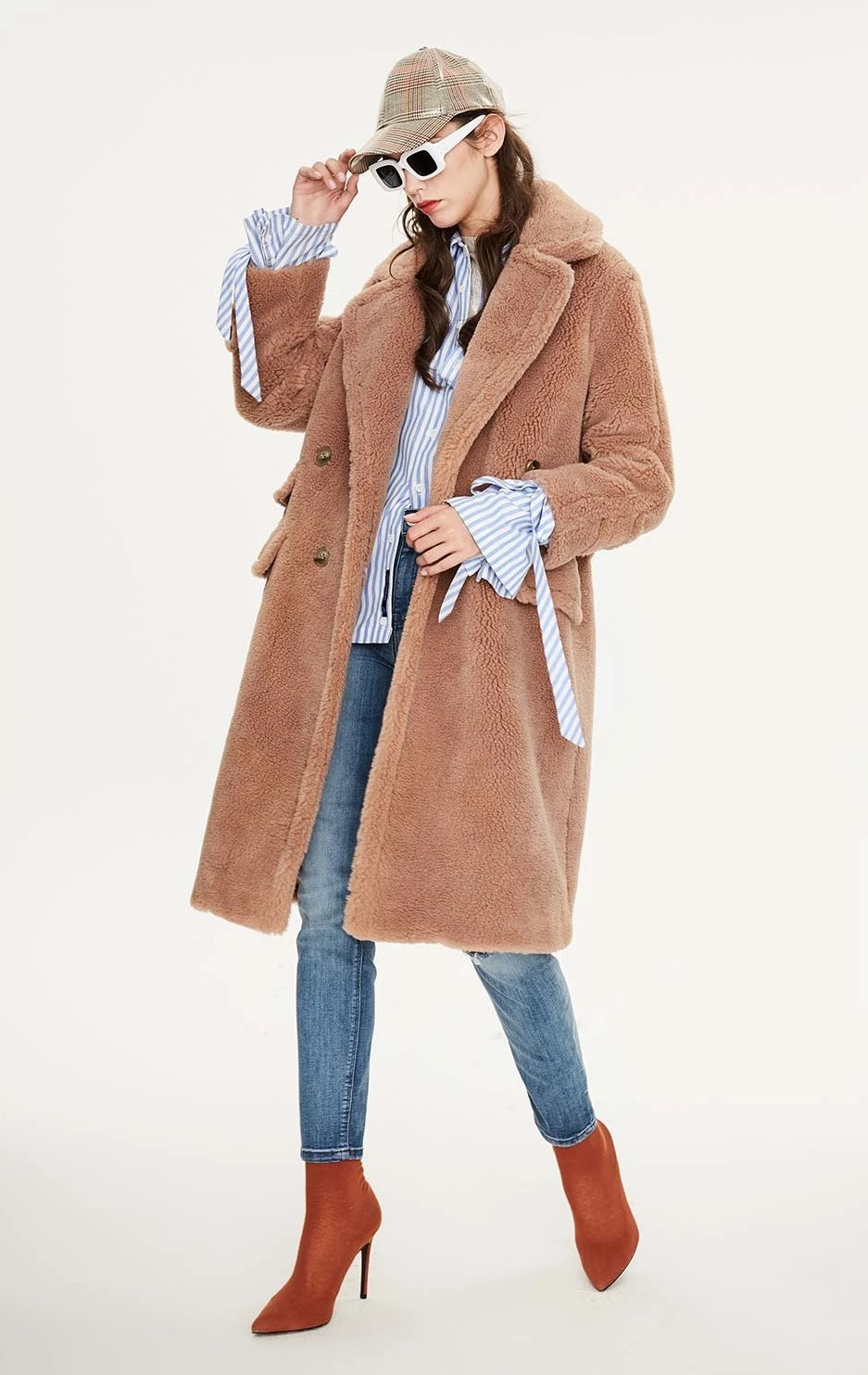 Teddy Bear Long Warm Coat